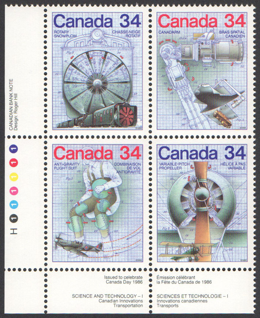 Canada Scott 1102a MNH PB LL (A5-13) - Click Image to Close